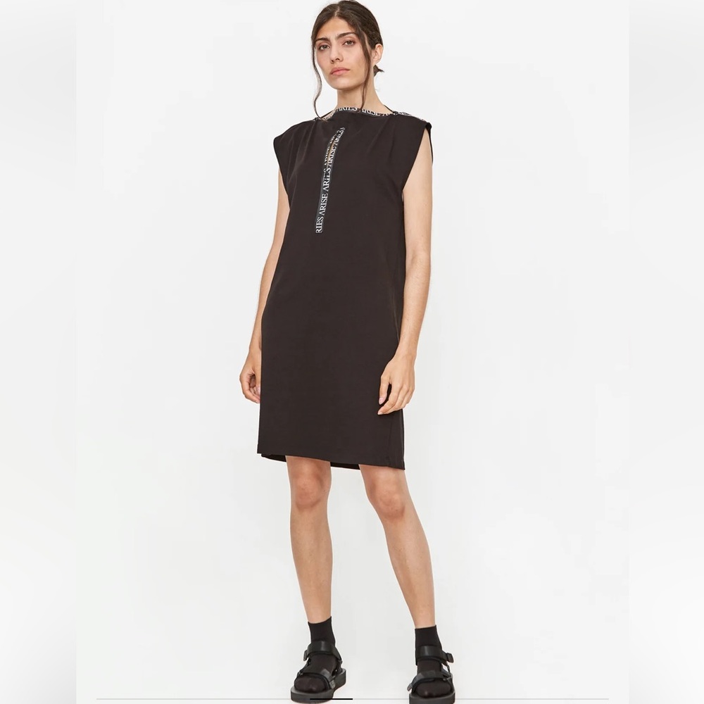 Aries zip dress classic temple FRAR50010 black Small NWT - Picture 4 of 14